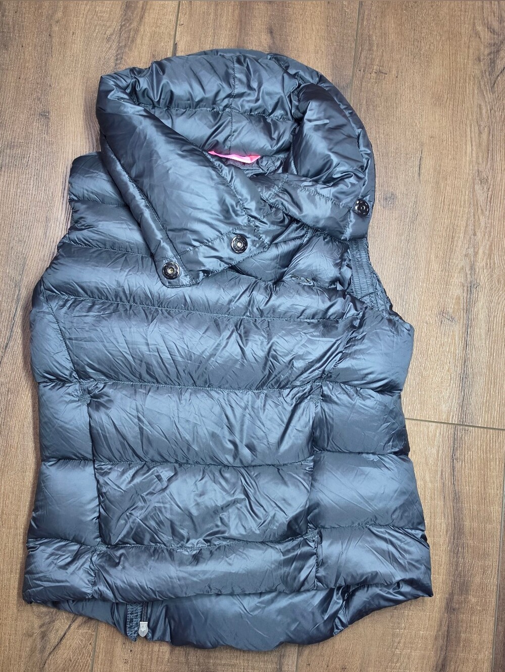 RLX Ralph Lauren Black Down Puffer Vest XS High Collar 2005 Vintage